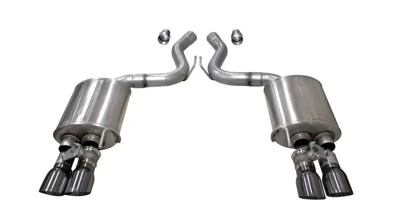 Corsa 3in sport axle-back exhaust for 2018+ Mustang GT Fastback with chrome dual tips
