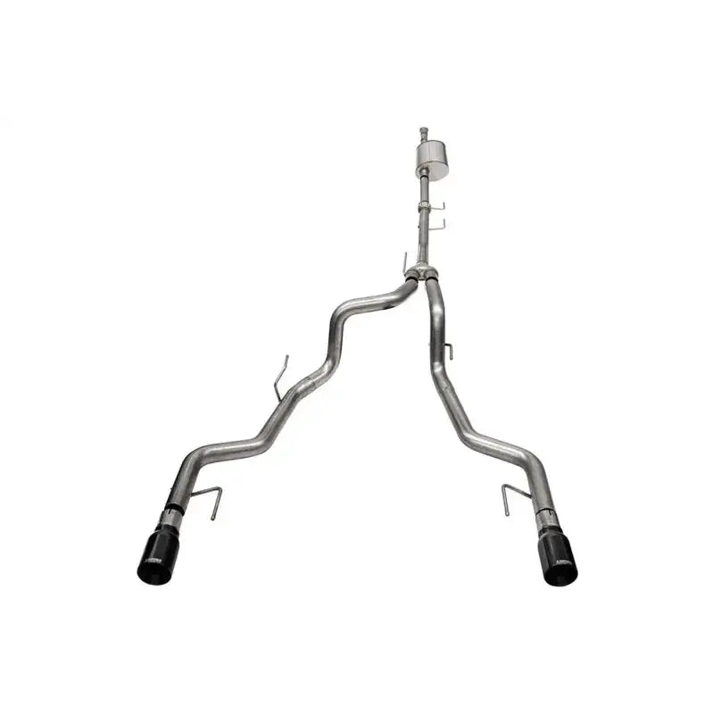 Corsa 2021-2023 Ford F-150 SuperCrew/5.5ft Bed 3.5L V6 Sport Cat-Back Dual Rear Exit-Black PVD - Truck & Automotive