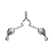 Corsa 2024 Ford Mustang GT Conv. Xtreme CatBack Ex. Sys. 3.0in Dual Rear Exit w/4.5in Pro Series Tip - Exhaust