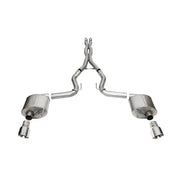 Corsa 3in dual rear exit exhaust with 4.5in Pro Series tips