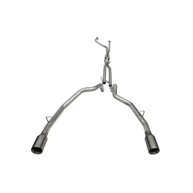 Corsa 21-22 Dodge Ram TRX Crew Cab Baja Catback Exhaust Dual Rear Gunmetal Tip - Truck & Automotive