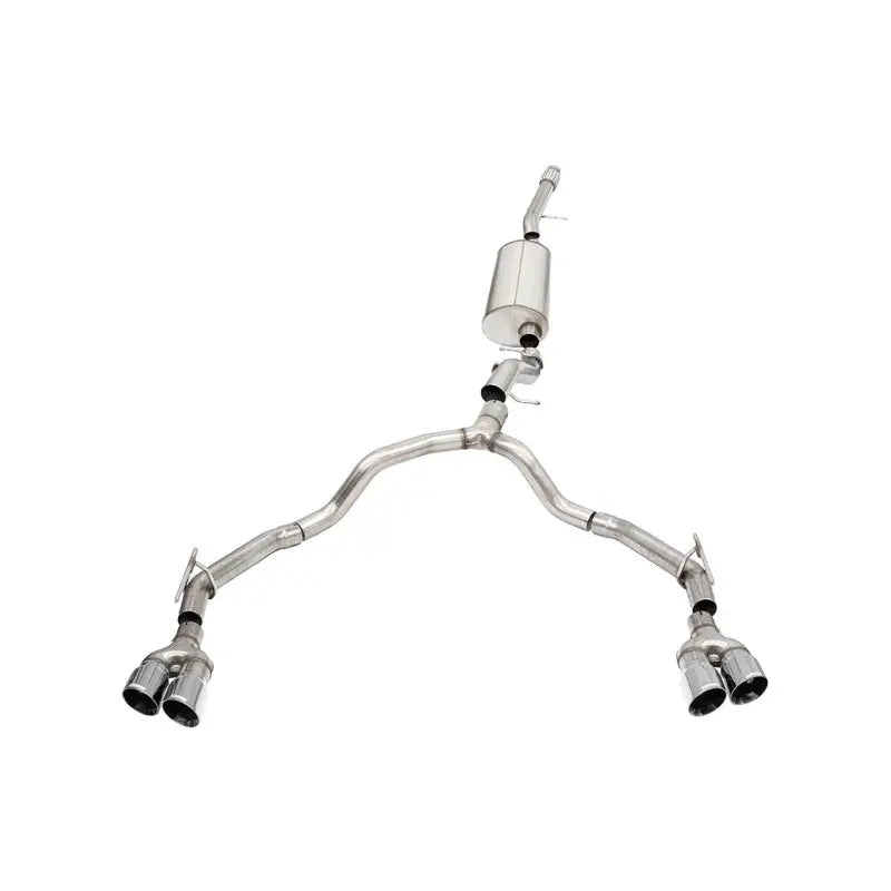 CORSA Performance 21130 Corsa 21-22 Suburban/GMC Yukon XL 6.2L 4WD Dual Rear 3/2.75in Sport Cat-Back DW 4in Pol Tips