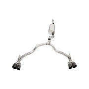 CORSA Performance 21129BLK Corsa 21-22 Tahoe / GMC Yukon 4DR 6.2L 4WD Dual Rear 3in - 2.75in Sport Cat-Back DW 4in BLK Tips