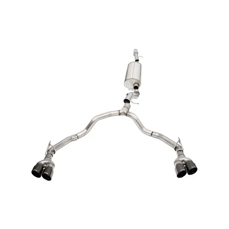 CORSA Performance 21129BLK Corsa 21-22 Tahoe / GMC Yukon 4DR 6.2L 4WD Dual Rear 3in - 2.75in Sport Cat-Back DW 4in BLK Tips