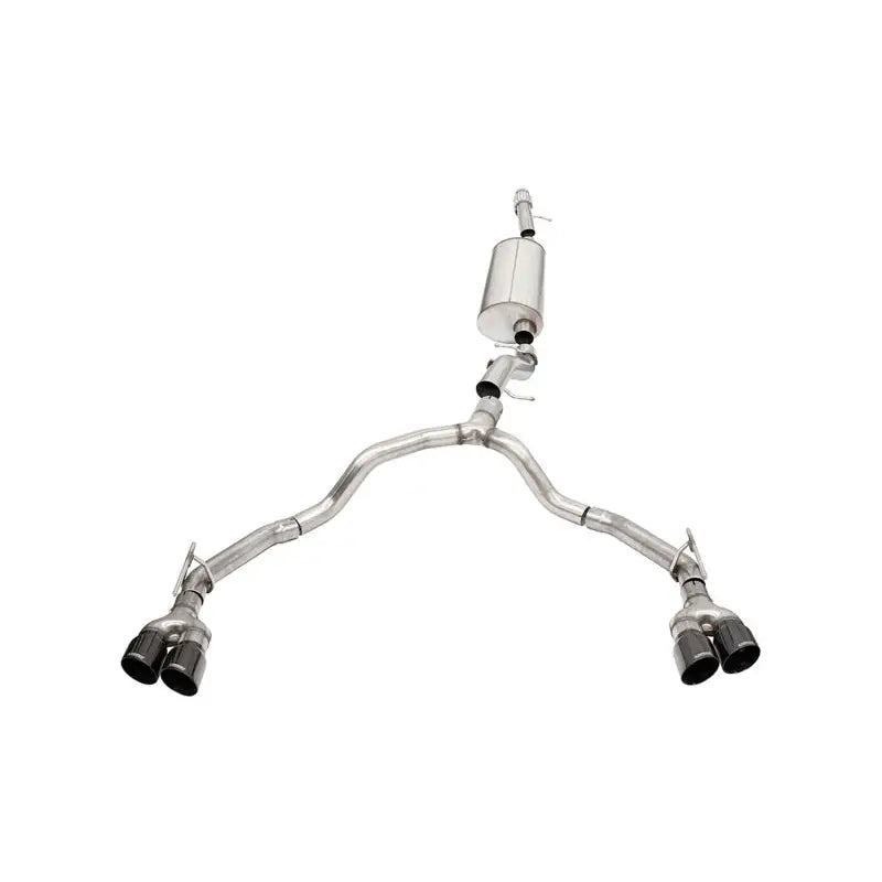 CORSA Performance 21129BLK Corsa 21-22 Tahoe / GMC Yukon 4DR 6.2L 4WD Dual Rear 3in - 2.75in Sport Cat-Back DW 4in BLK Tips