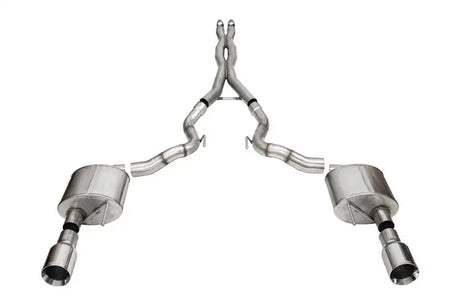 Stainless steel cat-back exhaust system for Ford Mustang GT Conv with Xtreme Cat-Back Exhaust