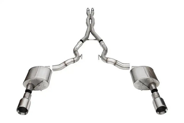 Stainless steel cat-back exhaust system for Ford Mustang GT Conv with Xtreme Cat-Back Exhaust