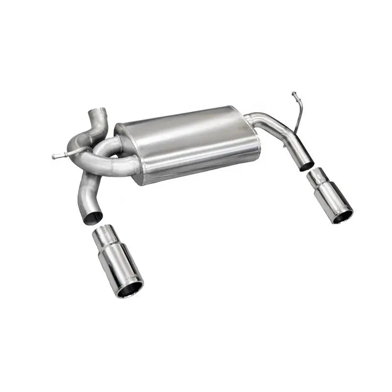 CORSA Performance 24412 Corsa/dB Jeep 07-11 Wrangler 3.8L/12-14 Wrangler 3.6L Polished Sport Axle-Back Exhaust