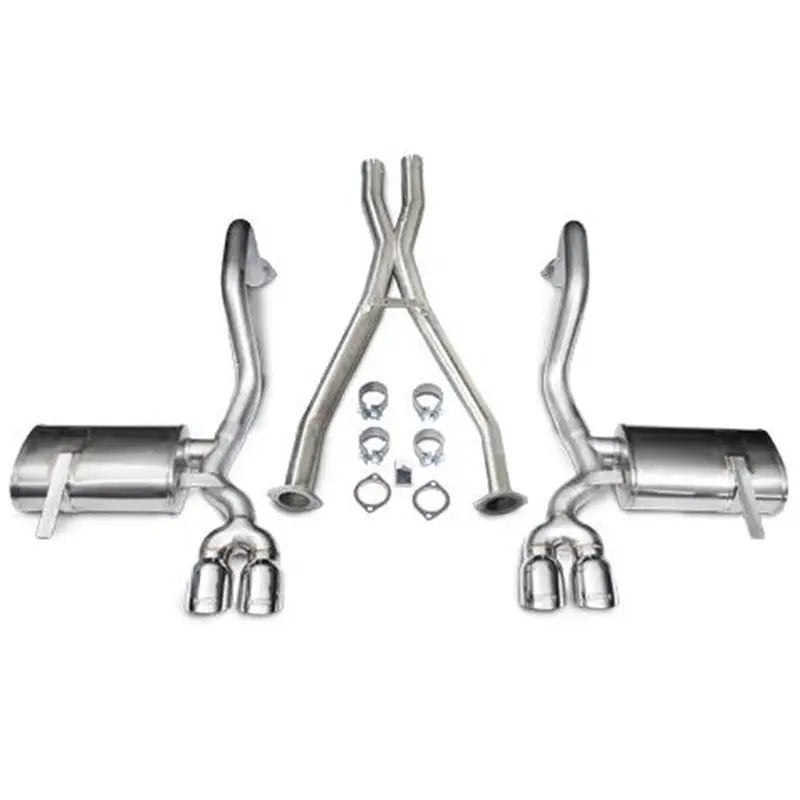 CORSA Performance 14114 Corsa 97-04 Chevrolet Corvette C5 Z06 5.7L V8 Polished Xtreme Cat-Back + XO Exhaust