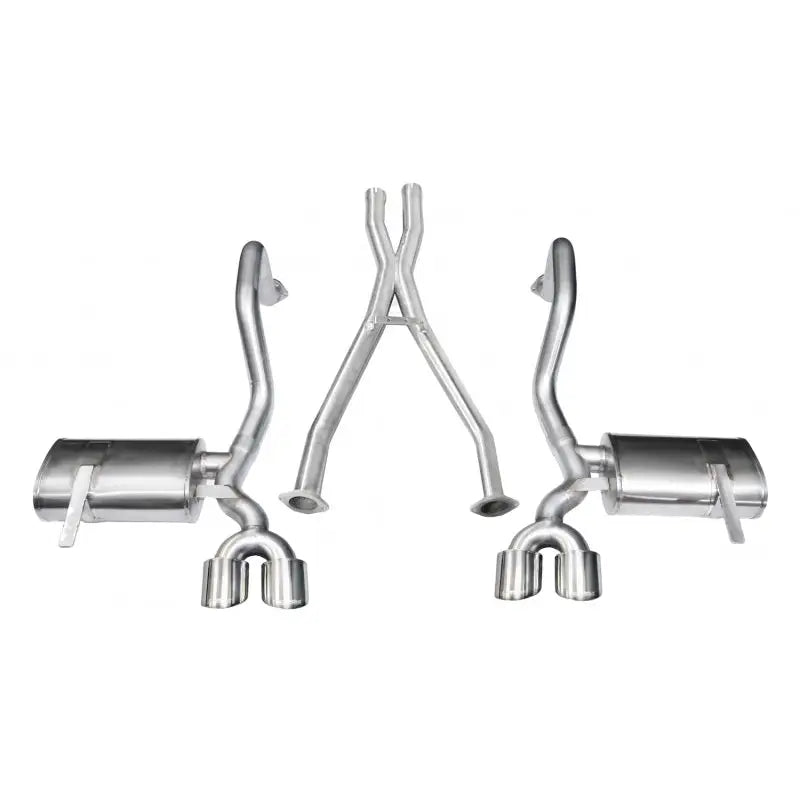 CORSA Performance 14962 Corsa 97-04 Chevrolet Corvette C5 Z06 5.7L V8 Polished Xtreme Cat-Back + XO Exhaust