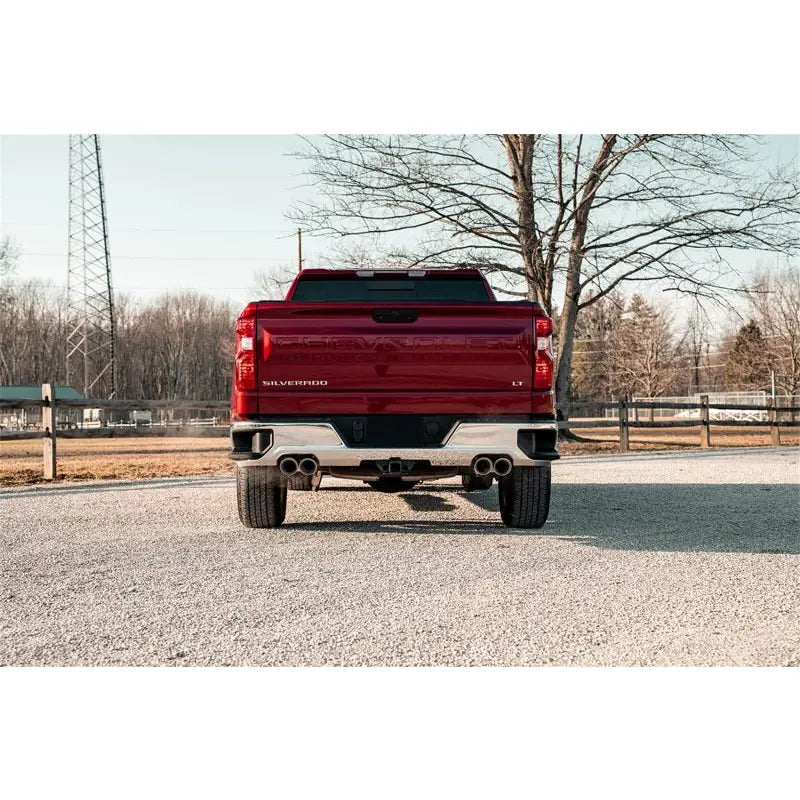 CORSA Performance 21200 Corsa 19-23 Chevrolet Silverado 1500 Cat-Back Dual Rear Exit with Twin 4in Polished Pro-Series Tips