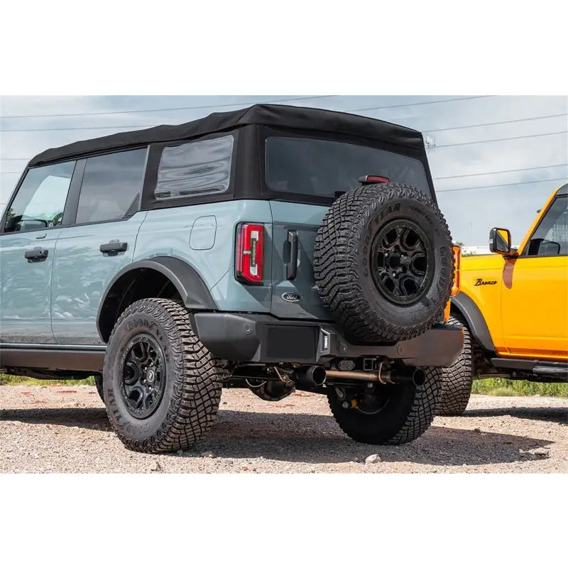 CORSA Performance 21210BPC Corsa 21-22 Ford Bronco 2.7L Turbo 2.75in Cat-Back Single Exhaust w/ 4in Straight-Cut Black Tips