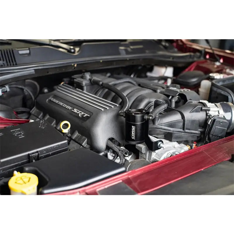 CORSA Performance CC0013 Corsa Performance Aluminum Oil Catch Can w/ Bracket - HEMI 6.4L