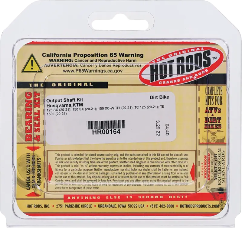 Countershaft Seal Kit - HOT RODS