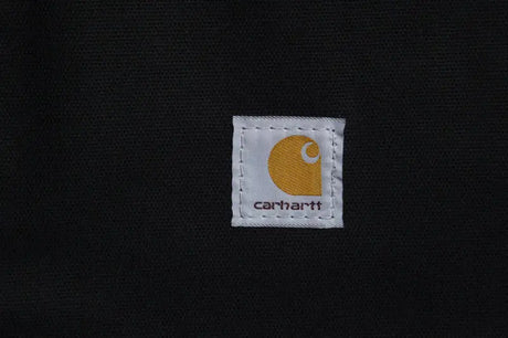 Carhartt brand patch on Toyota Tacoma Carhartt Seatsaver custom front row seat cover