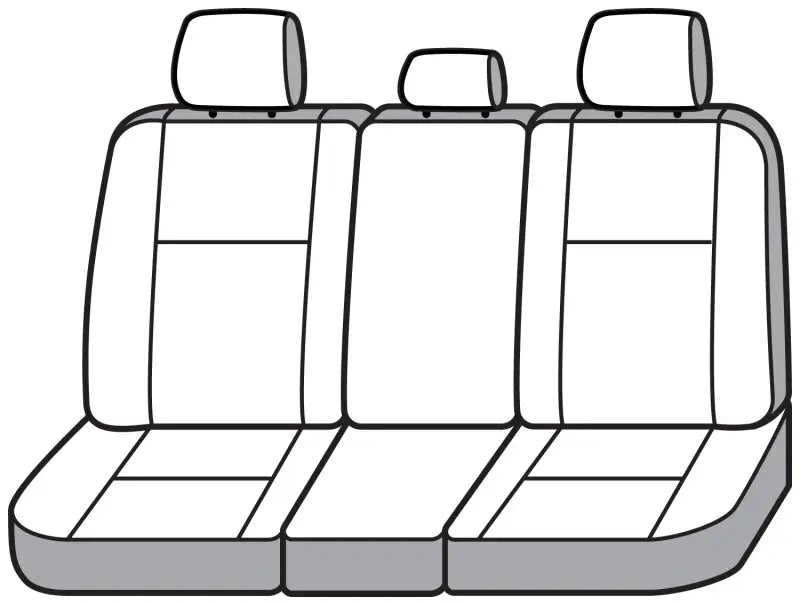 Covercraft 19-20 Ford F150 Polycotton SeatSaver Custom Front Row Seat Covers - Charcoal - Seats