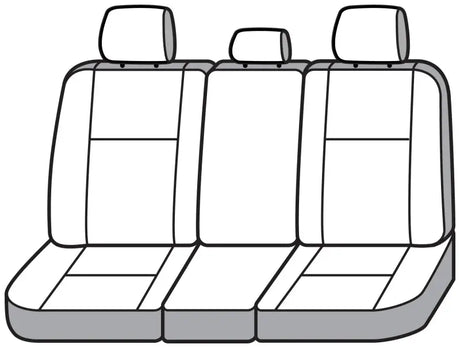 Covercraft 19-20 Ford F150 Polycotton SeatSaver Custom Front Row Seat Covers - Charcoal - Seats