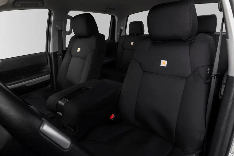 Covercraft 19-24 Chevrolet Silverado Carhartt PrecisionFit Custom Second Row Seat Covers - Blk - Seats