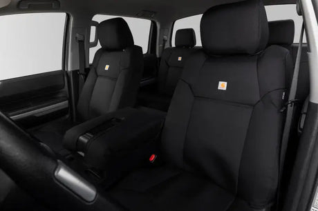 Covercraft 19-24 Chevrolet Silverado Carhartt PrecisionFit Custom Second Row Seat Covers - Blk - Seats