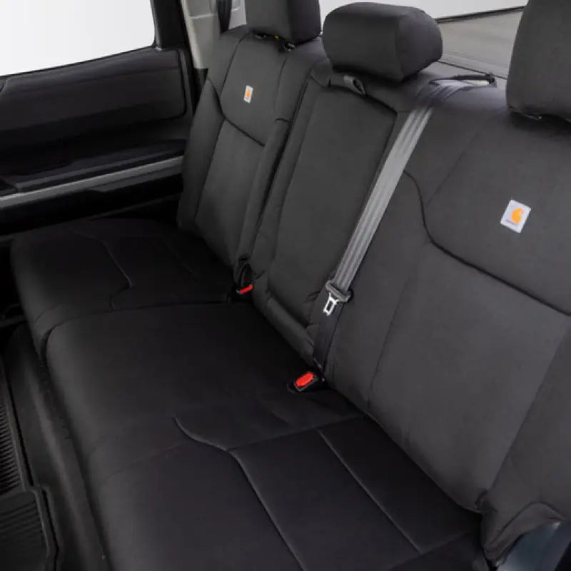 Covercraft 19-24 Chevrolet Silverado Carhartt PrecisionFit Custom Second Row Seat Covers - Blk - Seats