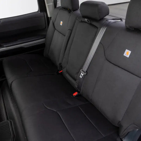 Covercraft 19-24 Chevrolet Silverado Carhartt PrecisionFit Custom Second Row Seat Covers - Blk - Seats