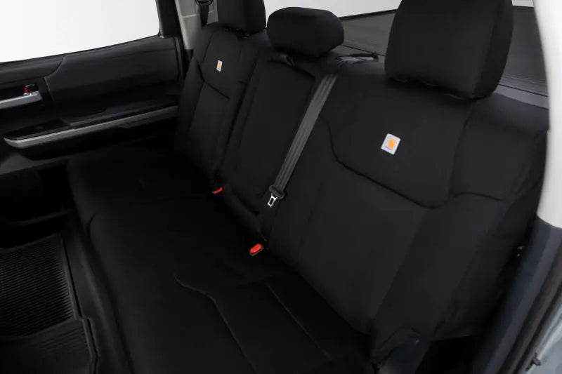 Covercraft 19-24 Chevrolet Silverado Carhartt PrecisionFit Custom Second Row Seat Covers - Blk - Seats