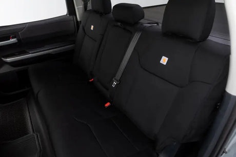 Covercraft 19-24 Chevrolet Silverado Carhartt PrecisionFit Custom Second Row Seat Covers - Blk - Seats
