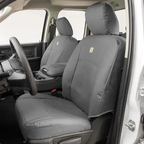 Covercraft 19-24 Chevrolet Silverado Carhartt PrecisionFit Custom Second Row Seat Covers - Gravel - Seats