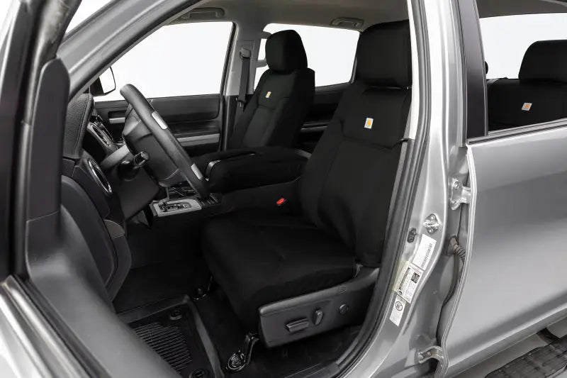 Covercraft 19-24 Chevrolet Silverado Carhartt PrecisionFit Custom Second Row Seat Covers - Blk - Seats