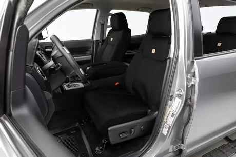 Covercraft 19-24 Chevrolet Silverado Carhartt PrecisionFit Custom Second Row Seat Covers - Blk - Seats
