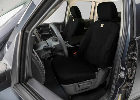 Covercraft 19-24 Chevrolet Silverado Carhartt Super Dux SeatSaverFront Row Seat Covers - Blk - Seats