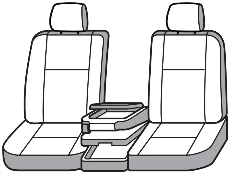 Covercraft 21-24 Ford F-150 Carhartt Super Dux SeatSaver Custom Front Row Seat Covers - Black - Seats