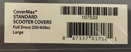 Covermax Large Cover For 250-650cc - 107533 - Exterior Styling