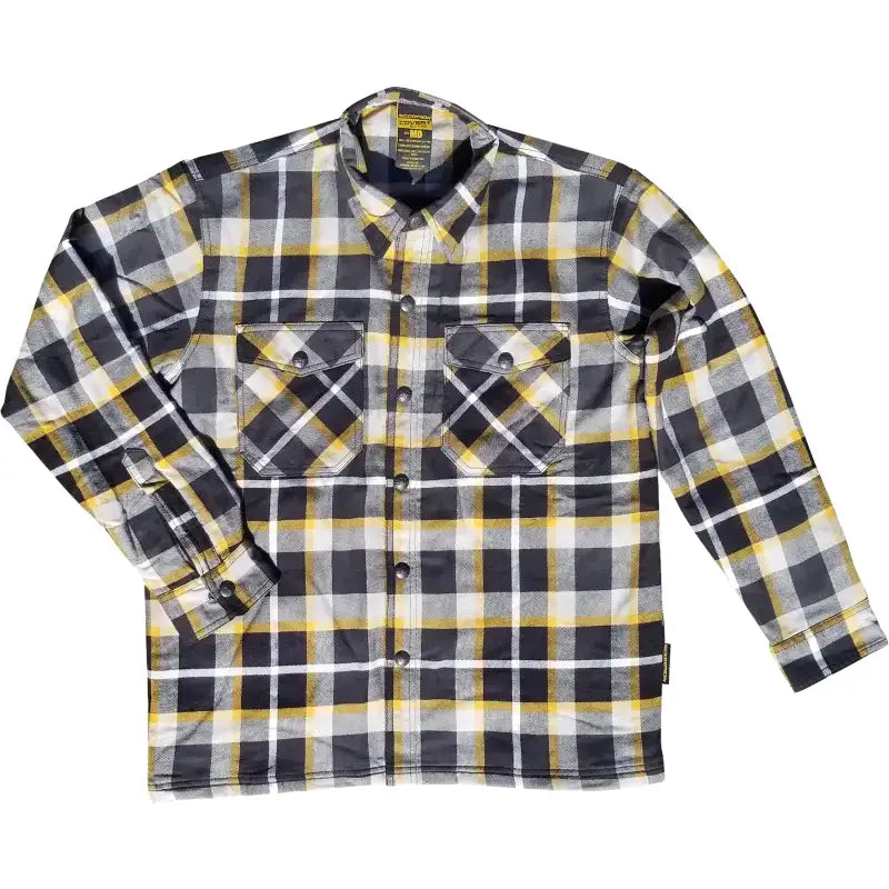 SCORPION EXO Covert Flannel White/Yellow Lg