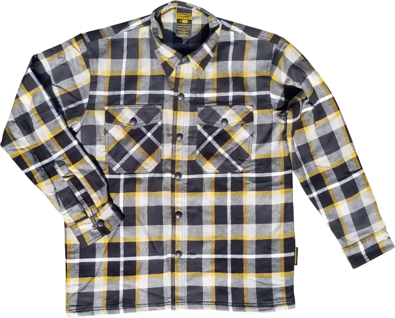 SCORPION EXO Covert Flannel White/Yellow Lg
