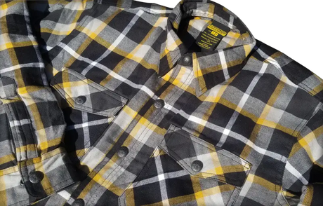 Covert Flannel White/Yellow Xl 