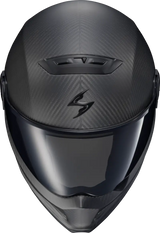 Black Covert FX Carbon full face helmet with face shield and cheek pads for comfort
