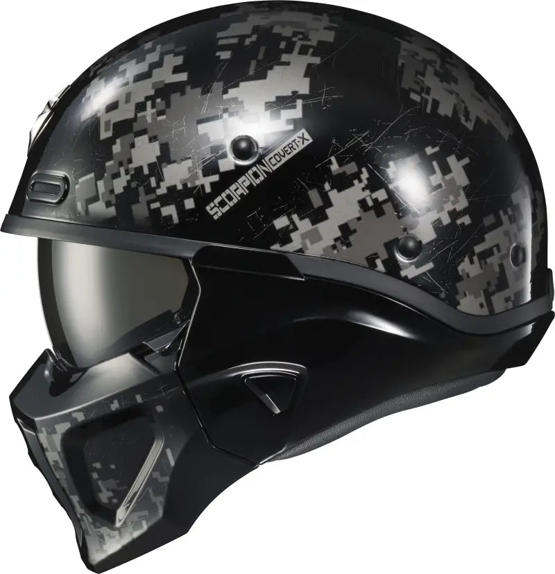 Covert X Open Face Helmet Digicamo Md - SCORPION EXO