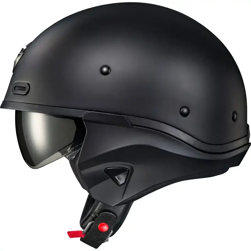 Covert X Open Face Helmet Matte Black Md