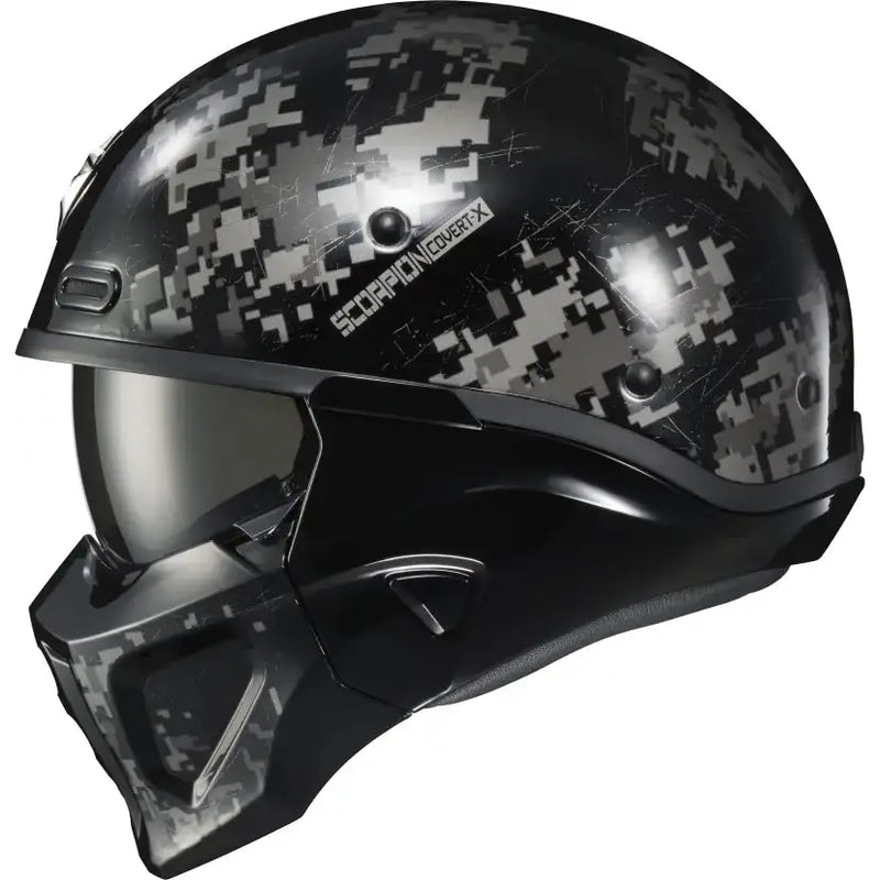 Covert X Open Face Helmet Digicamo 2x - SCORPION EXO