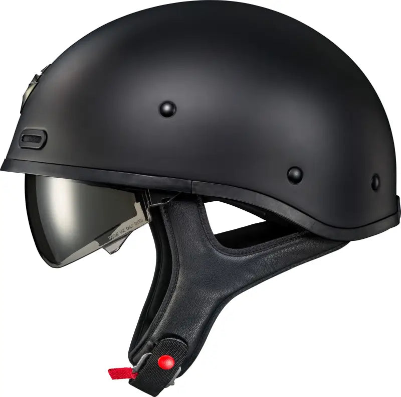 Covert X Open Face Helmet Matte Black Sm