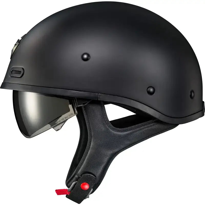 Covert X Open Face Helmet Matte Black Sm