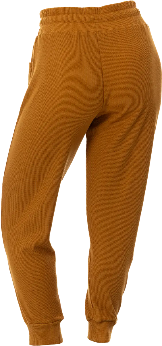 Cozy Waffle Pants Fawn Lg