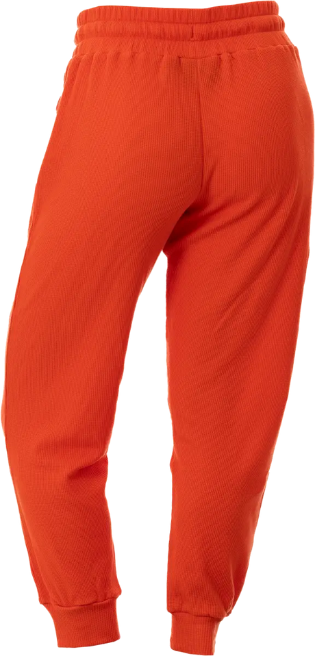 Cozy Waffle Pants Poppy Lg