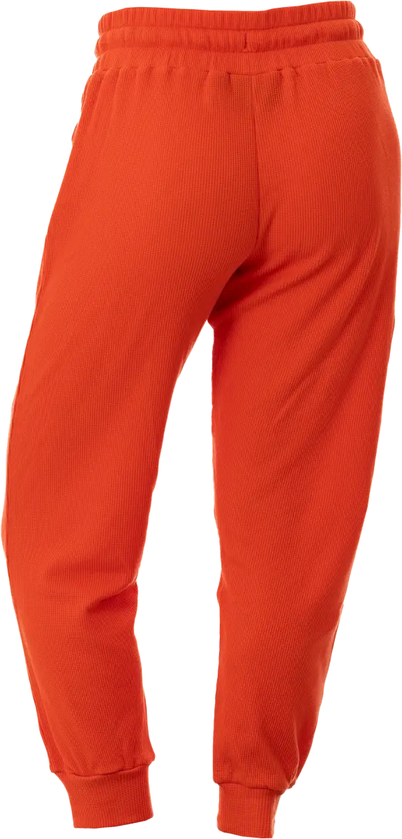 Cozy Waffle Pants Poppy Lg