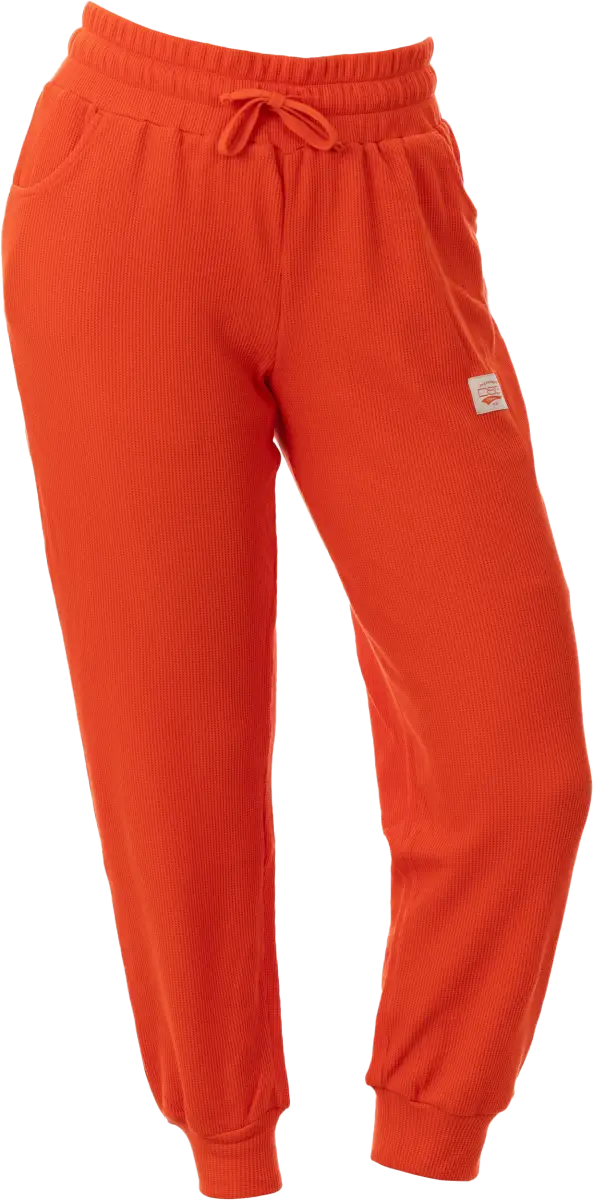 Cozy Waffle Pants Poppy Xl