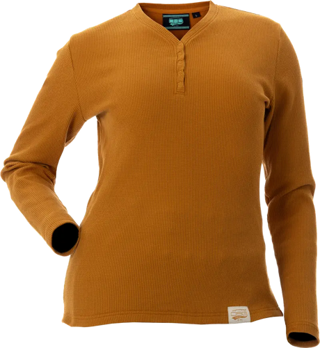 Cozy Waffle Shirt Fawn Sm