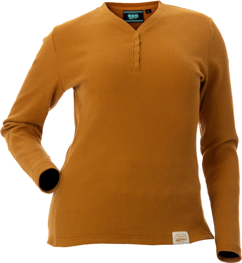 Cozy Waffle Shirt Fawn Sm