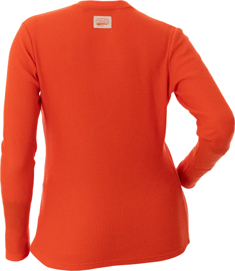 Cozy Waffle Shirt Poppy 2x