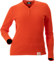 Cozy Waffle Shirt Poppy 2x